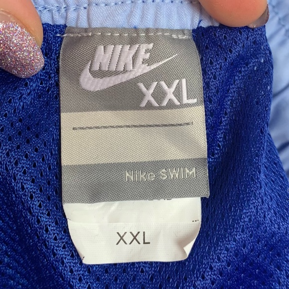 Nike Swim Blue Logo Board Shorts - Picture 3 of 7